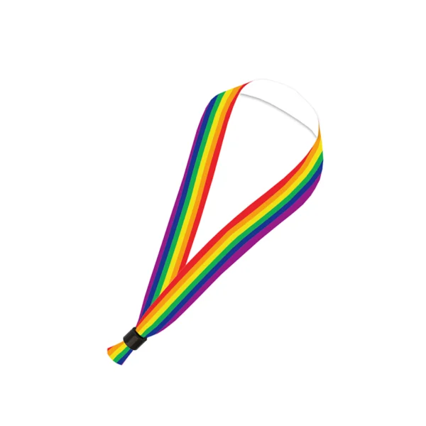 Beidseitig PET-Polyester Armband Pride Month. Dieses Produkt kann ebenfalls als Einseitig PET-Polyester Armband.