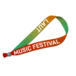 Festival Essentials: Festival rPET-Polyester Armband von IgelShop – Nachhaltige Eleganz trifft auf maßgeschneiderte Werbung.