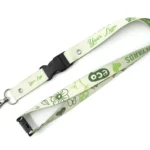 Beidseitig Wasserfeste Lanyard mit Schnapp- und Sicherheitsverschluss.