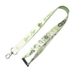 Wasserfestes Papier Lanyard mit Sicherheitsverschluss. Doppelte Sichtbarkeit für Ihre Marke.